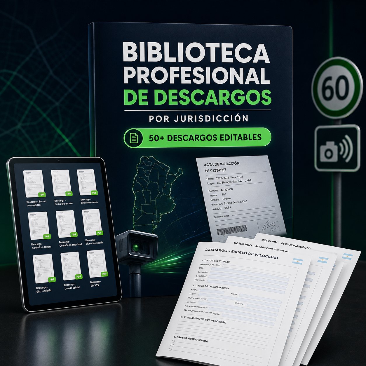 Biblioteca Profesional de Descargos por Jurisdicción